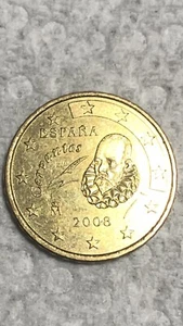 2008 sehr seltene 10 Cent Euro Cervantes - Bild 1 von 3