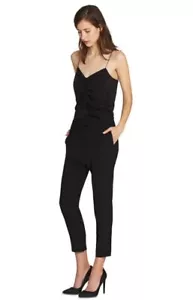 Camilla & Marc dropped crotch pants trousers Sze 10 black pockets C&M RRP $350 - Foto 1 di 9
