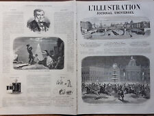 L'Illustration 1866 No 1222 Travel Ll.mm Ii. A Lunéville: The Carousel of Night