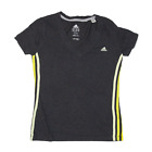 ADIDAS Climalite 2012 T-Shirt Grey V-Neck Short Sleeve Womens S