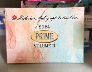 2024 Historic Autographs PRIME Volume 2 Hobby Box Factory Sealed - Picture 1 of 2