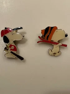 Two Metal and Enamel Snoopy Badges. - Picture 1 of 2