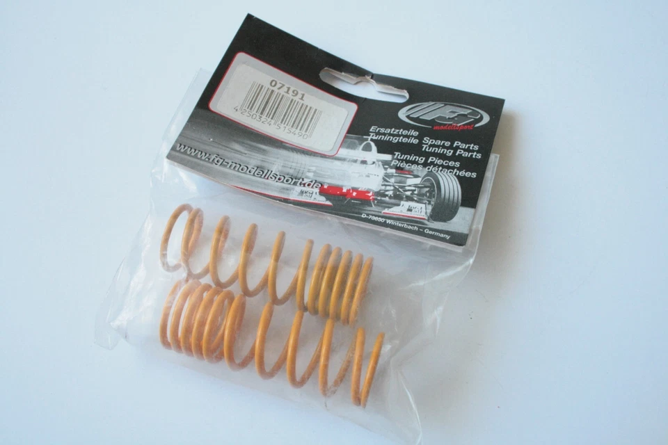 FG Modelsport Yellow Progressive Shock Springs 16mm 2.1x58mm - 07191 - Image 1 of 1