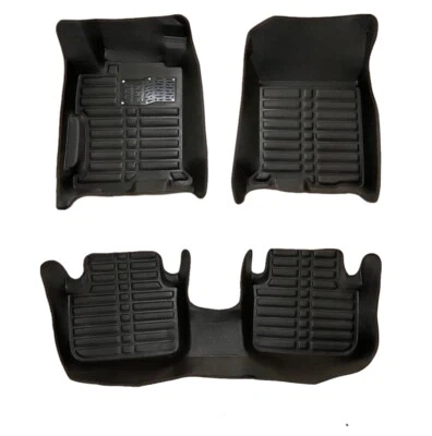 Black Floor Mat XPE Leather fit for Honda Accord 2013-2017 Liner Car Accessories - Image 1 of 4