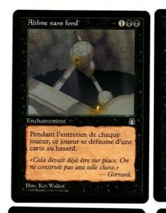 MRM FR/VF Abime sans fond - Bottomless Pit EX/NM MTG magic STH - Foto 1 di 2
