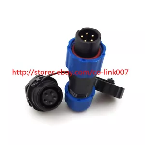 5pin Waterproof Connector, SD13 Panel Mount Aviation Automotive Plug Socket,IP68 - Picture 1 of 6