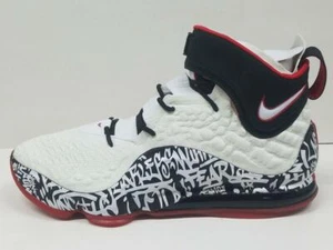 NIKE LEBRON XVII BASKETBALLSCHUHE HERREN GRÖSSE 14 US WEISS GRAFFITI - Bild 1 von 7