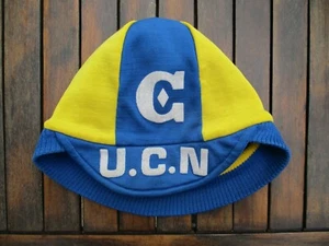 Casquette bonnet cycliste CYBRETA U.C. NANTES oldschool cap vintage années 70 - Picture 1 of 2