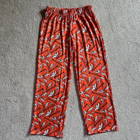 Women’s Denver Broncos Pajama Repeat Logo Pants SIZE Small NEW FREE SHIPPING!! Cover