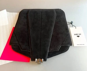 Wechselklappe Smooth Solitair Veloursleder Schwarz BB BBB Black Edition ZOE LU - Bild 1 von 8