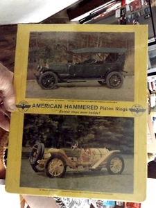 Rompecabezas de anillos de pistón martillados americanos de colección - Pierce Arrow & Mercer Raceabout - Imagen 1 de 1