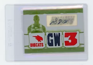 GERALD WALLACE 2006-07 Topps Triple Threads PRINTING PLATE AUTO PATCH 1/1 - Picture 1 of 3