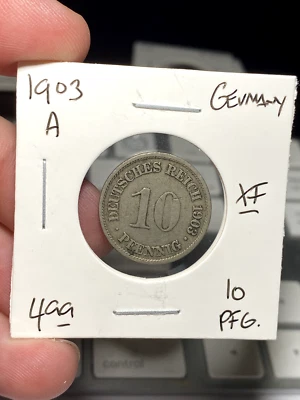 1903 A Germany 10 Pfennig - Image 1 of 2