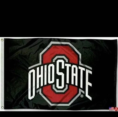 Ohio State Buckeyes University Flag 3x5 Banner Football Fast FREE USA Shipping Cover