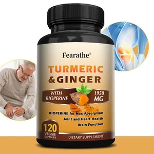 Suplementos de curcumina, antiinflamatorios, apoyan la salud articular y ósea - Imagen 1 de 14