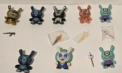 Kidrobot Dunny Lamour Supreme Super Soldier Lot Of 8 Mishka Series 3 Inch Мишка - Image 1 of 4