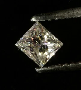 Diamante suelto corte elegante princesa mejorada claridad natural .50ct SI2 H medio quilate - Imagen 1 de 9
