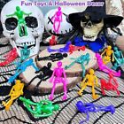 10Pcs Skeleton Bulk Halloween Stretchy Toys Tpr Tricky Prank Toy  Children