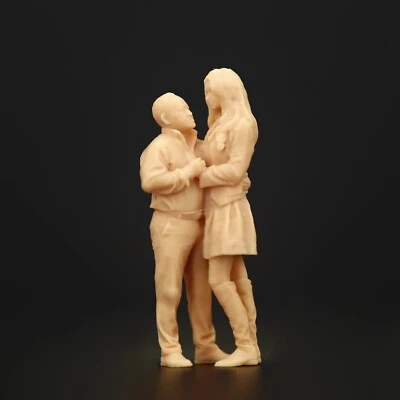 Resina 1:64 A359 Amante Pareja Miniatura Set Anime Hombre Figuras Modelo Juguetes Sin Pintar Foto 1 de 2