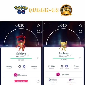 Pokémon Go - Shiny Dynamax Sableye -Trade Registered - Available - Picture 1 of 1