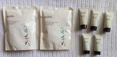 Lote de 0,51 oz de exfoliante de barro facial Ahava Dead Sea Bath Salt 11 oz y Time To Clear Foto 1 de 4