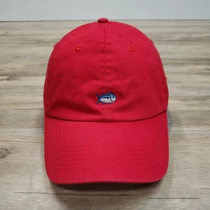Ole Miss Rebels Hat Cap Strap Back Red NCAA College Baseball Mens Southern Tide - Picture 1 of 9