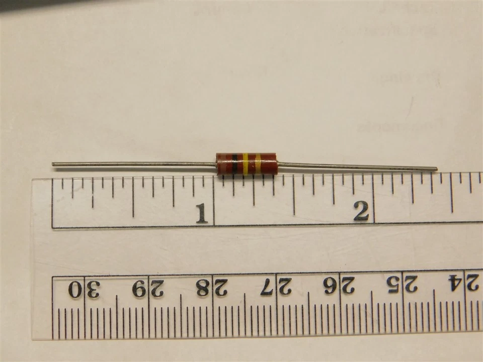 10 resistencias apilables vintage RC12JB100K 100K ohmios 1/2W 5 % carbono  Foto 1 de 1