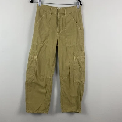 Citizens Of Humanity Marcelle Beige Cotton Cargo Pant Size 26 - Image 1 of 4