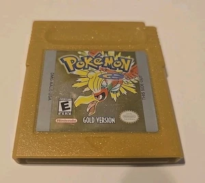 Nintendo Pokemon Gold Version Game Boy Color 2000 Authentic Tested Works - Picture 1 of 2