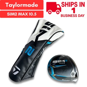 TaylorMade SIM2 MAX 10.5 Degree Driver Head RH w/Headcover USED FAST SHIP - Picture 1 of 24