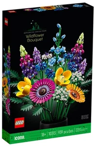 Lego 10313 Flowers Botanical Bouquet Wildblumen - Bild 1 von 3