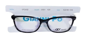 GIANNI PO WOMEN'S EYEGLASSES GP 2602 52-16 140 GRAY TORTOISE NWT DEMO LENSES - Picture 1 of 17