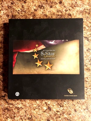2013 UNITED STATES MINT 5 - STAR GENERALS PROFILE COLLECTION SET "READ" - Image 1 of 4