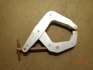 OLDER KANT TWIST 421 6D METAL WORKING WELDING CANTILEVER CLAMP - Picture 1 of 10