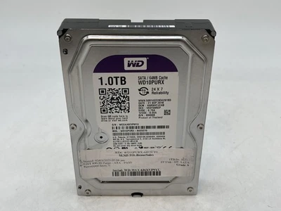 Western Digital WD10PURX 1TB 3.5" SATA Internal HDD GRADE A FREE S/H - Image 1 of 4