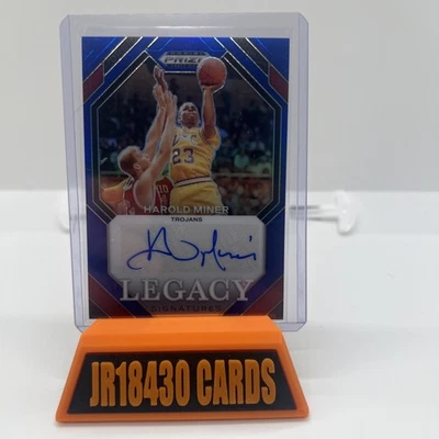 2024 Panini Prizm Draft Pick - Harold Miner - Legacy Blue Auto /149 - Image 1 of 4