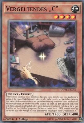 YuGiOh Vergeltendes „C“ CORE-DE045 Common NM 1st - Bild 1 von 2