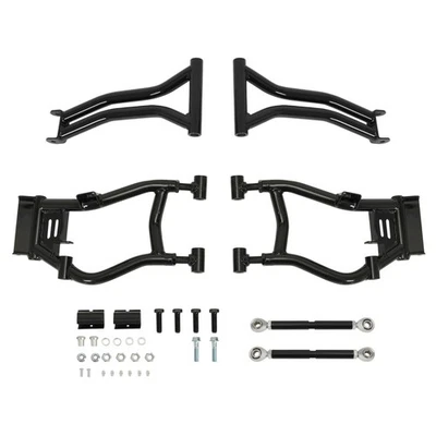 Brazos en A traseros desplazados hacia adelante de 1,5" de alto espacio libre para Polaris RZR S 800 4 800 09-14 Foto 1 de 4