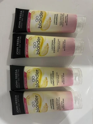 Juego de 2 unidades para champú y acondicionador John Frieda Go Blonder, total 4x8,3 oz Foto 1 de 4