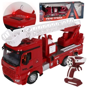 Ferngesteuertes Feuerwehrauto mit AUSFAHRBARER LEITER, Feuerwehrwagen für Kinder - Bild 1 von 8