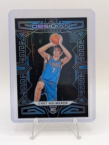 Chet Holmgren ROOKIE Color Match Grabado Eléctrico Azul (#13/30) 🔥 2022 Obsidiana  - Imagen 1 de 3