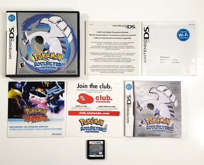 Pokemon: Soul Silver Version (Nintendo DS, 2010) Authentic CIB Complete Manual - Image 1 of 4