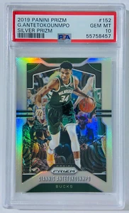 Giannis Antetokounmpo – Bucks 2019-20 Panini Prizm Silver Prizm #152 (PSA 10) - Bild 1 von 2