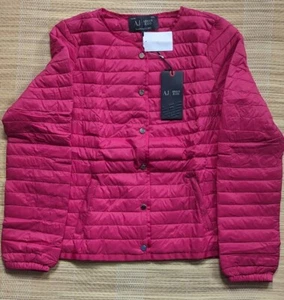 Armani jeans jacket Bomber down & feather insulation extra light zip pockets - Picture 1 of 14