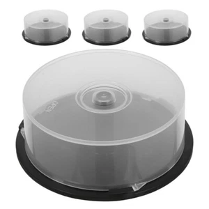 4 Pcs CD Storage Bin Dvd Holder Organizer Case for Car Blank Cd-r Discs - Afbeelding 1 van 12