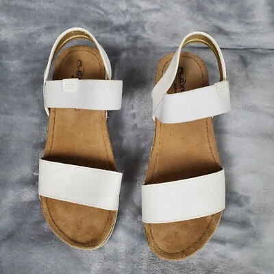 Flexus by Spring Step Roslyn Sandal Women's 38 White Casual Comfort Shoes 185120 - Image 1 of 4