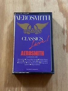 Aerosmith - Classics Live Cassette Tape Joe Perry Steven Tyler Vintage Rock 80s - Picture 1 of 7