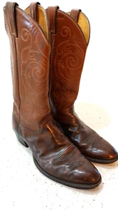 Botas de Vaquero Justin Marrón Hombre Estilo 2505 Talla 11B - Imagen 1 de 8