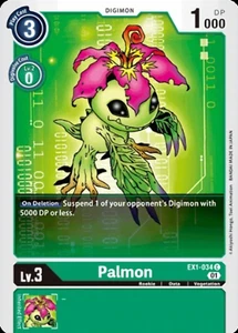 Palmon - Common - EX1-034 C Digimon TCG Card - Green - Picture 1 of 1