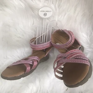 Laura Ashley Girl's  Pink Sandals Shoes Toddler Girl Size 9-12 - Picture 1 of 5